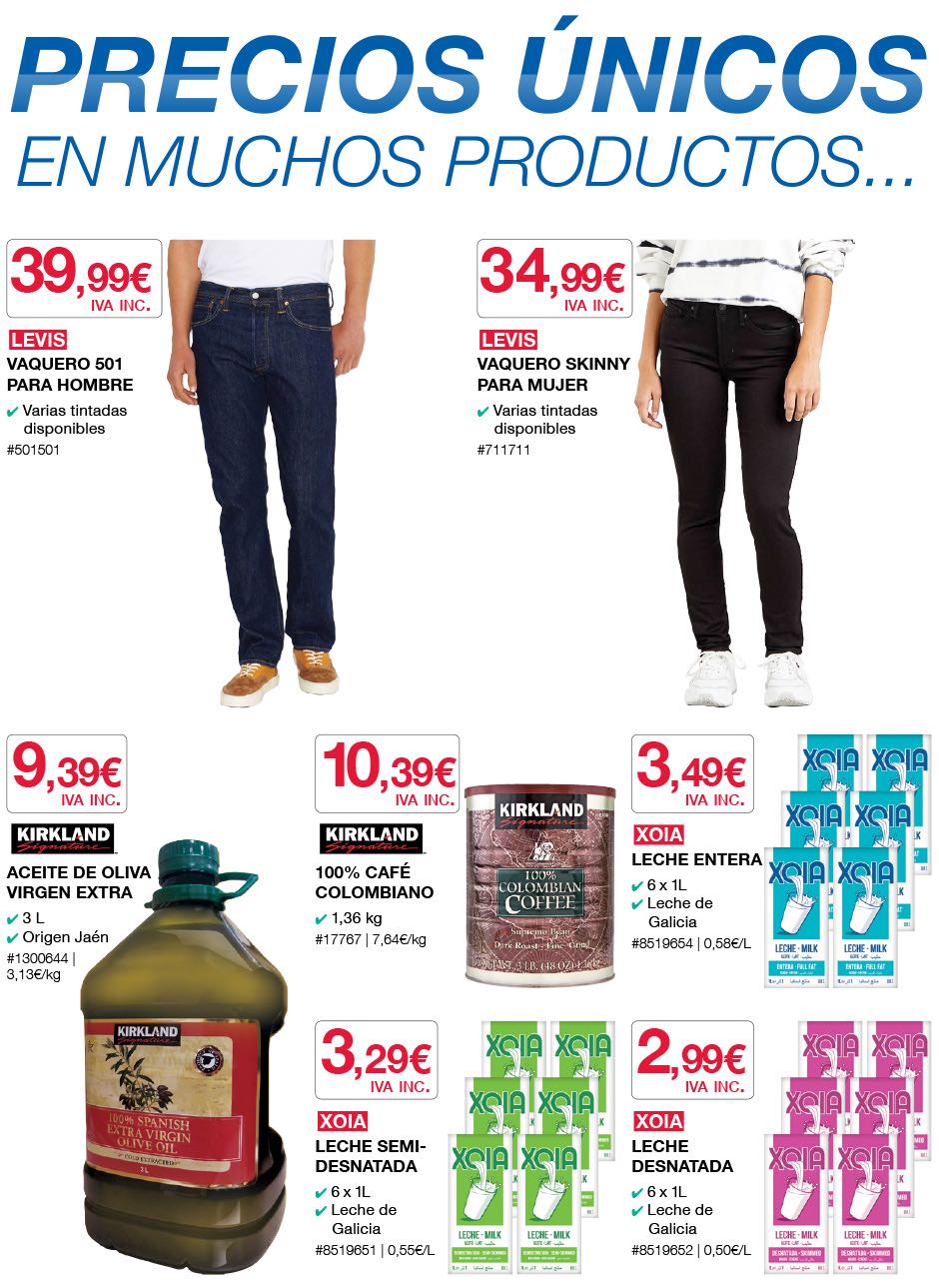 Precios únicos en muchos productos: Pantalones, grocery