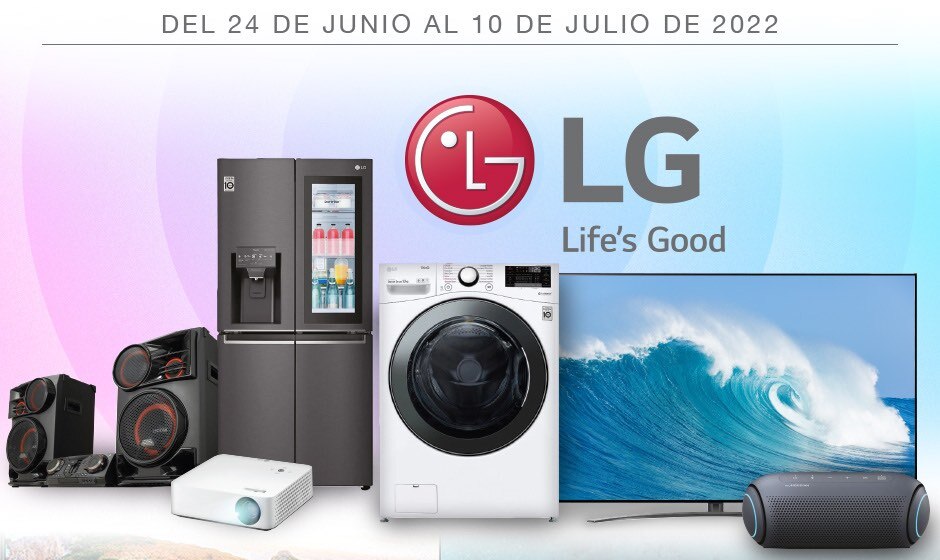 Del 24 de junio al 10 de julio de 2022… Nuestra selección de productos LG